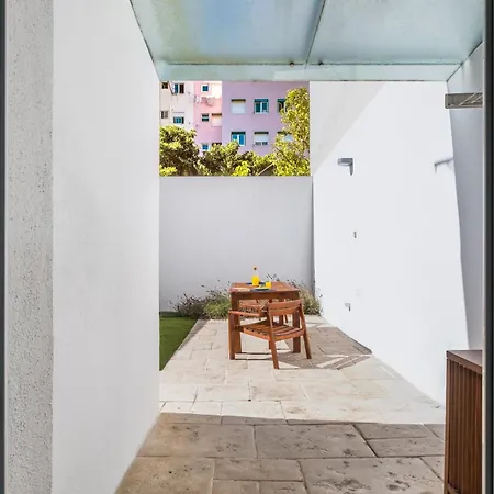 شقة Dom Vasco 30 - Charm Flat With Garden By Belem